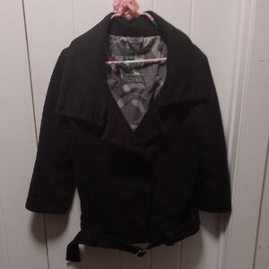 Community Organic Cotton Huge Collar Blazer Jacket Aritzia NWOT